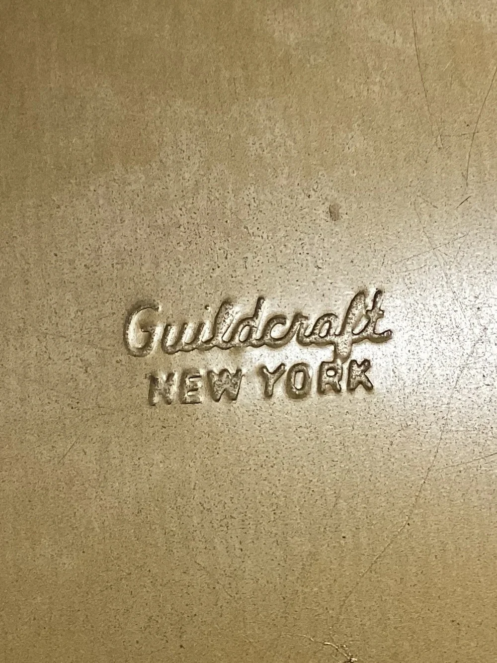 🟡 Vintage - Guildcraft New York - 1940s - 1950s Collectible - Unique - Metal